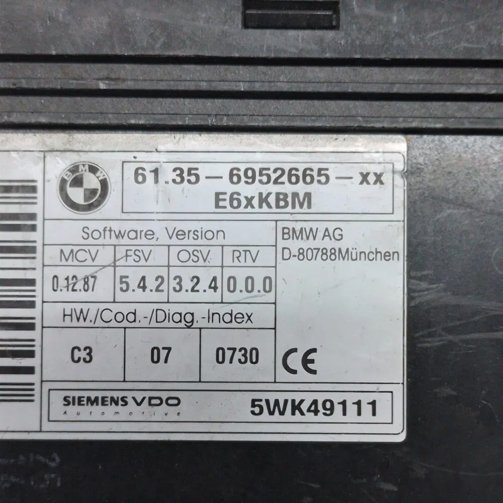 Módulo de control del Cas BMW 61356952665