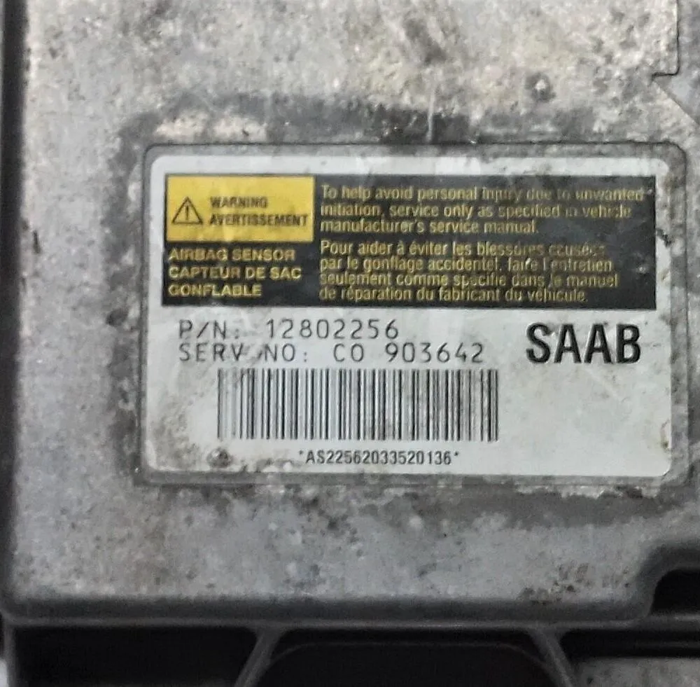 Sensor de impacto de airbag Saab 12802256
