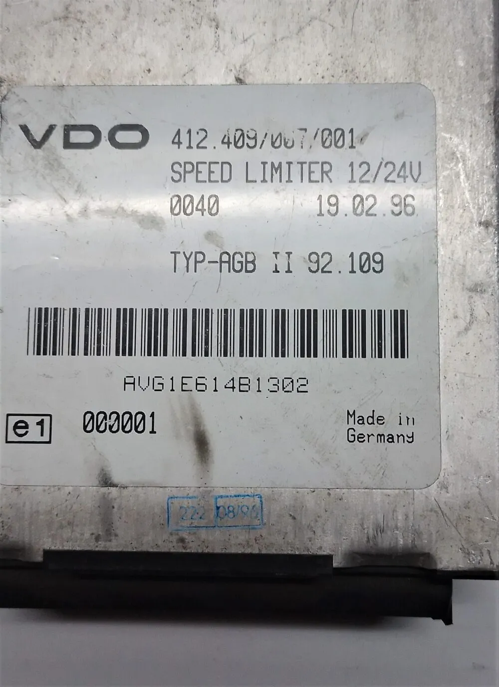Centralita Unidad de control Man 412409007001