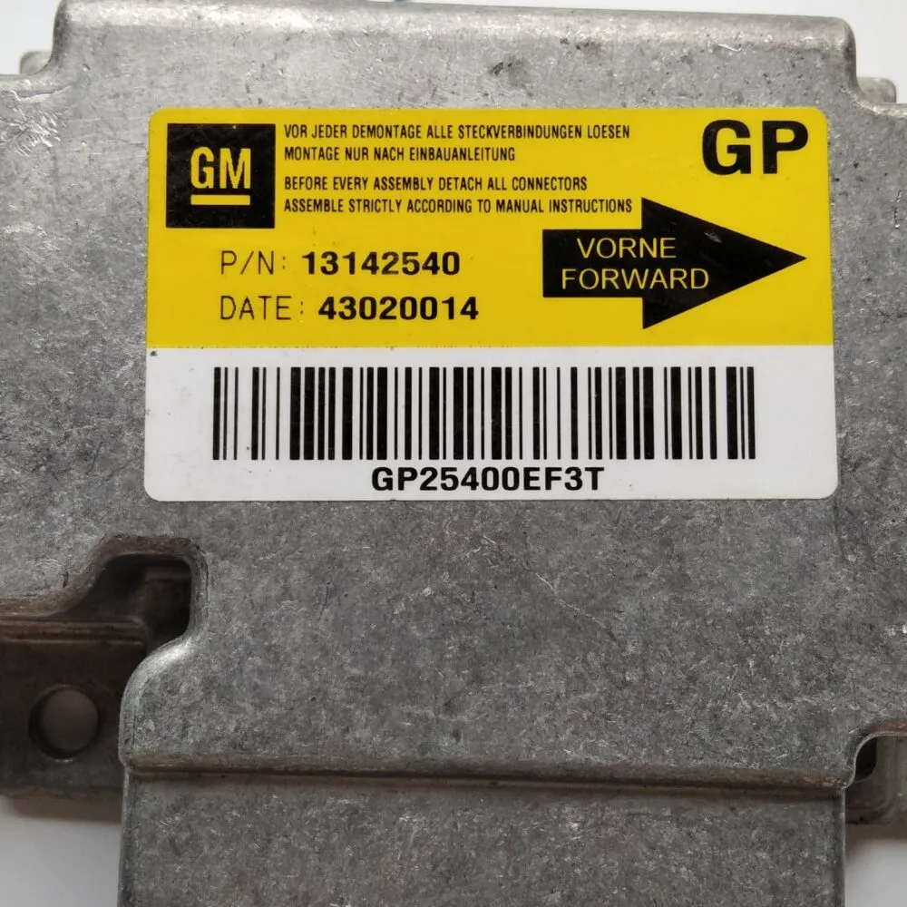 Centralita de airbag Opel Vectra C (GP) 13142540 GP 13142540GP