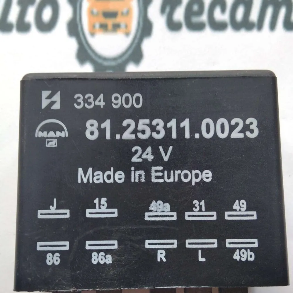 Relé Intermitente MAN F2000 334900 81.25311.0023 81253110023