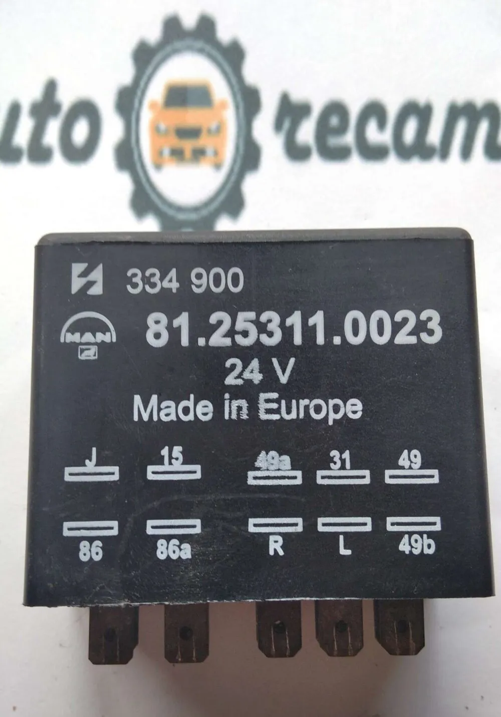Relé Intermitente MAN F2000 334900 81.25311.0023 81253110023
