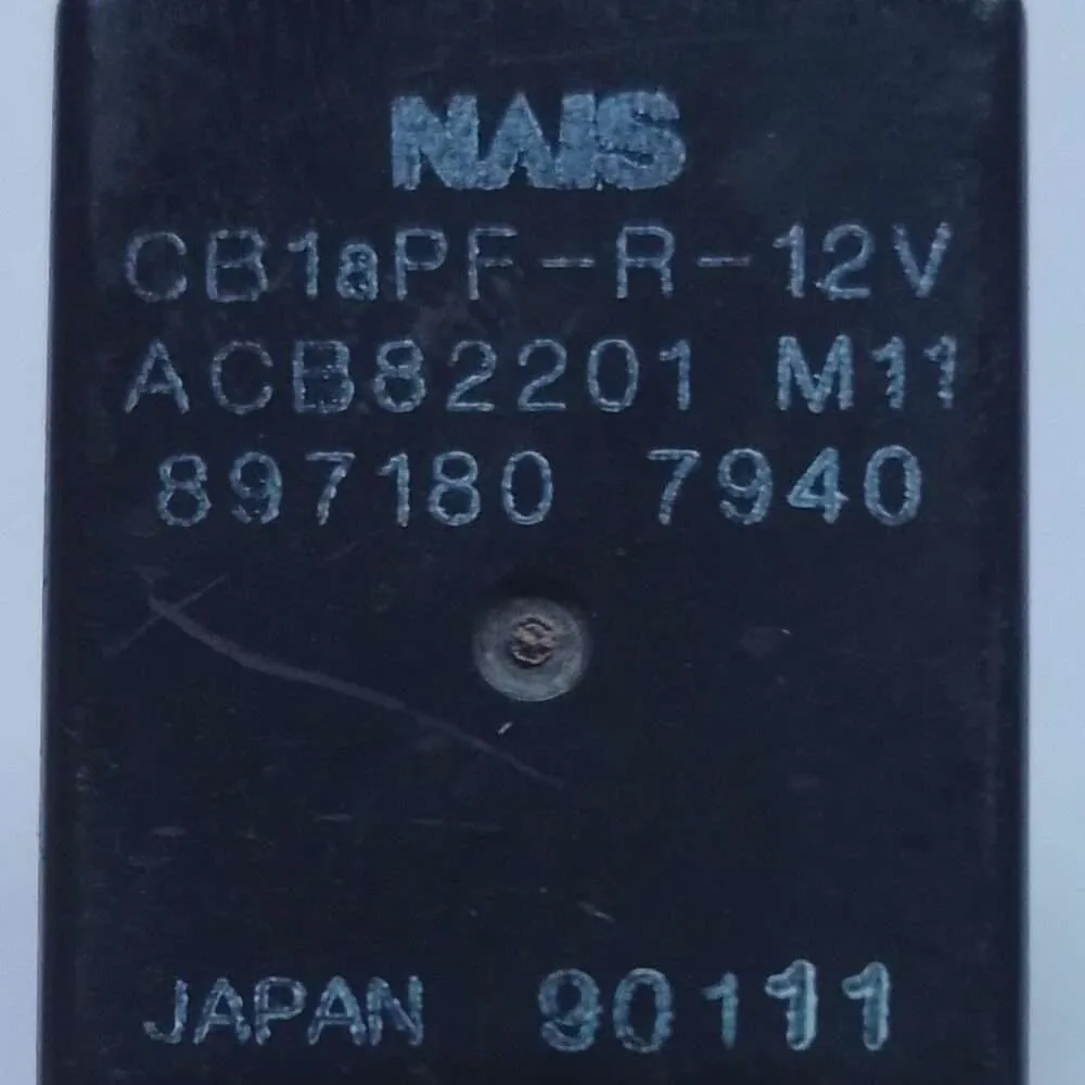 Relé Isuzu Trooper 8971807940 NAIS CB1aPF-R-12V 897180-7940 ACB82201M11 80721