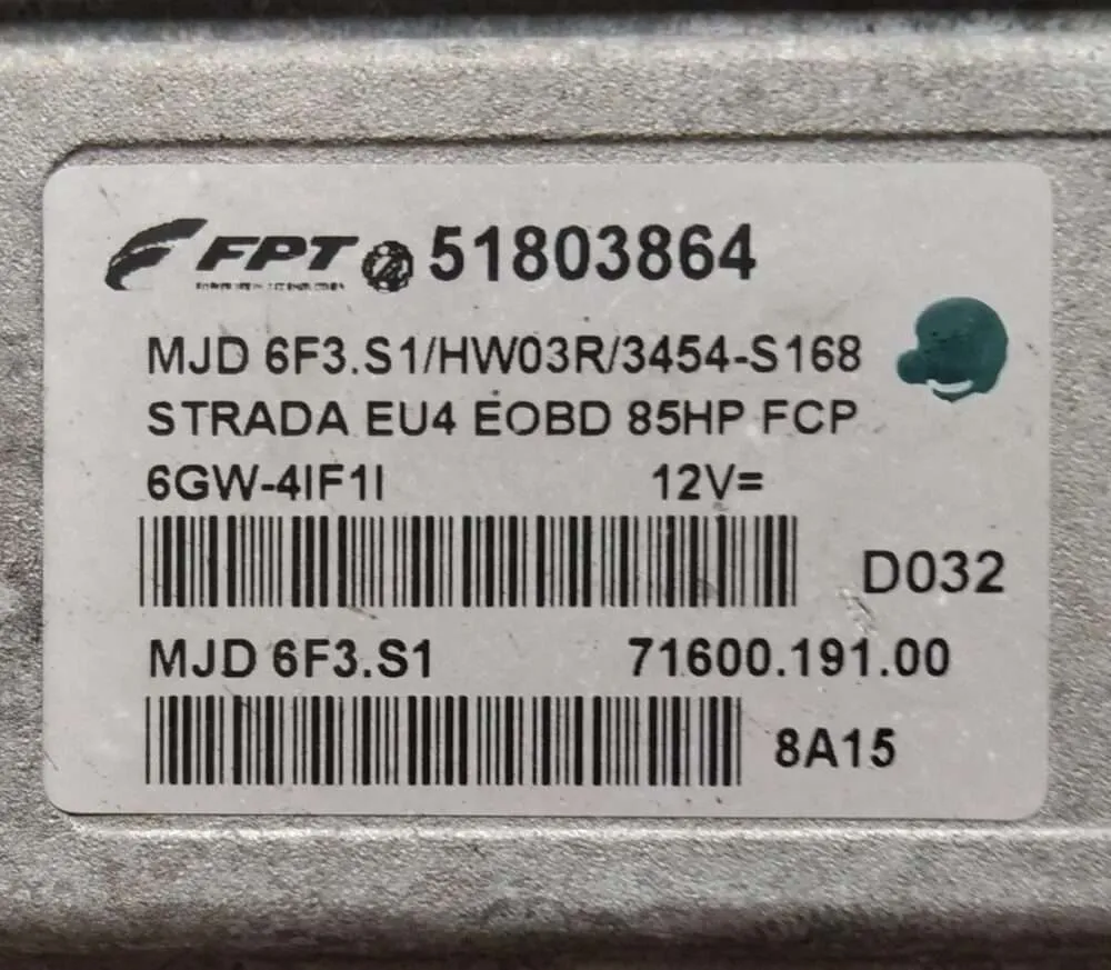CENTRALITA MOTORE FIAT STRADA 51803864