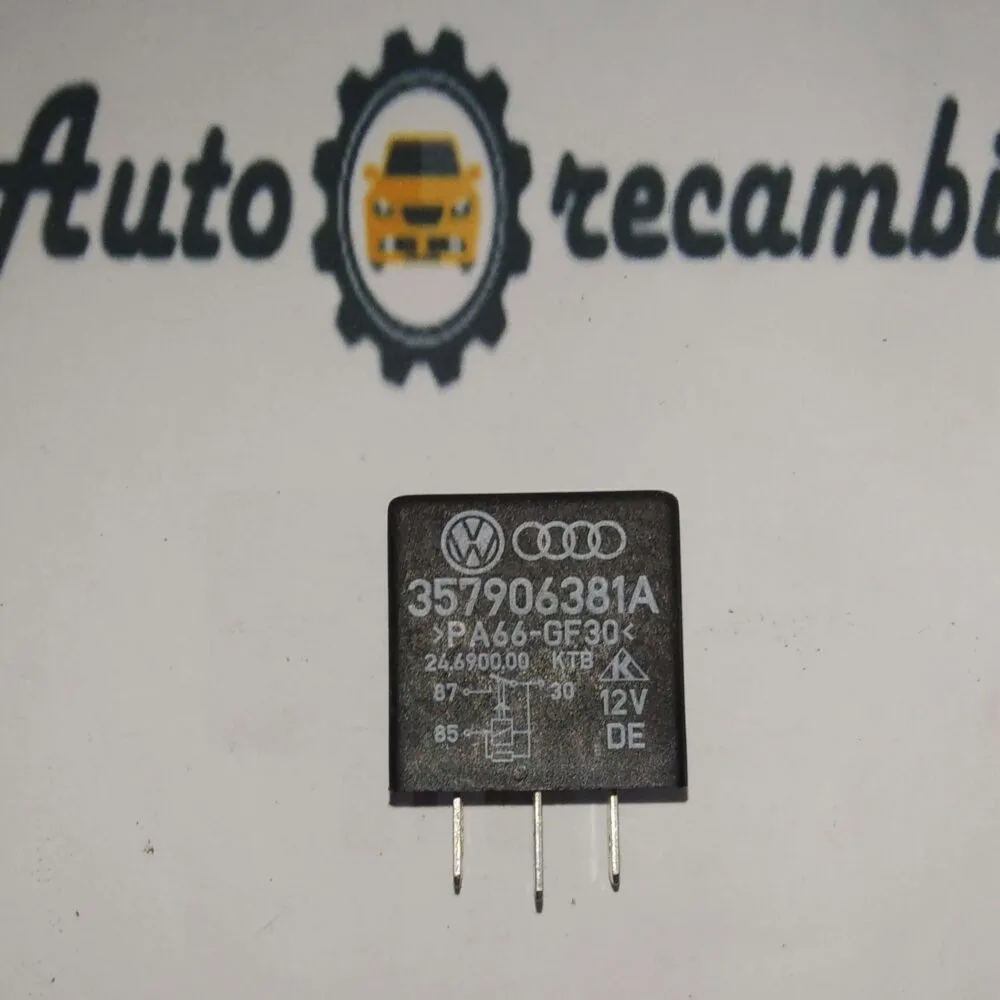Ventilador enfriador Relay / VW Volkswagen Bora Polo Golf Passat 357906381A 24.6900.00 Nr.109