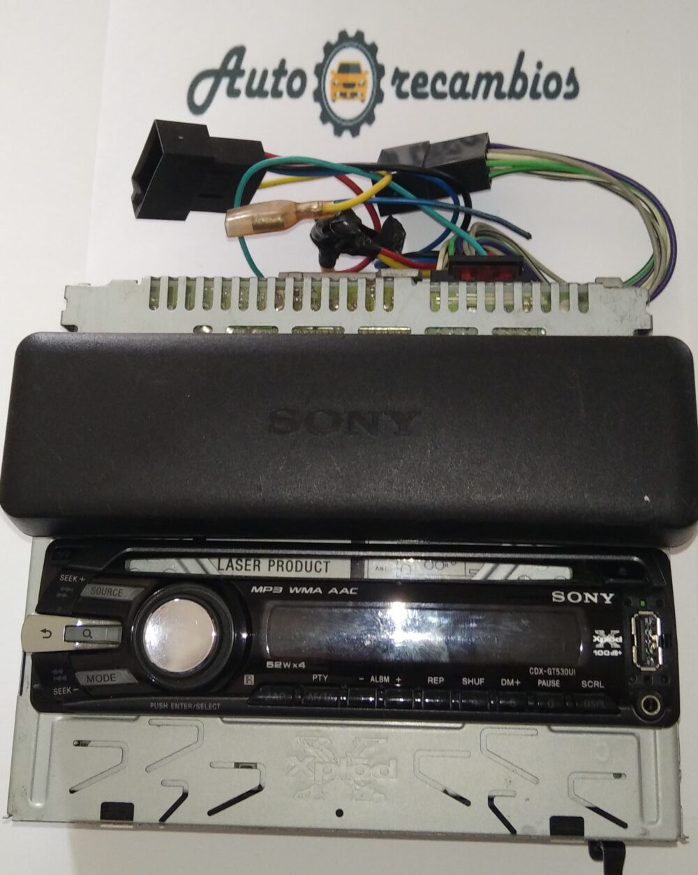 Reproductor de radio CD para automóvil SONY CDX-GT530UI- 6516650