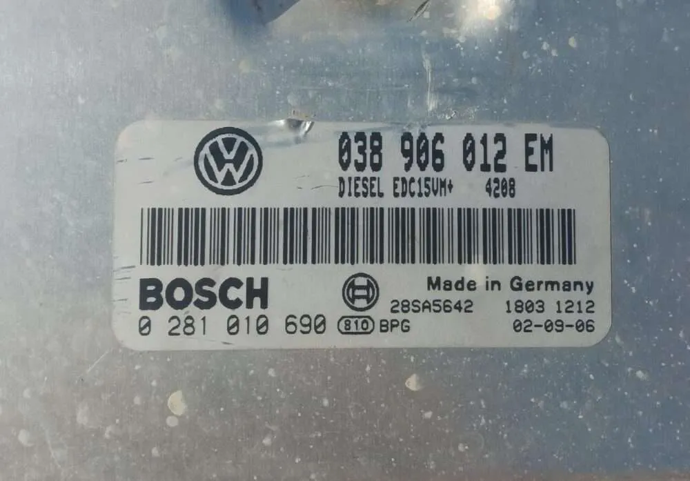 Centralita de motor Seat 038906012EM 038 906012 EM 0281010690 0 281 010 690