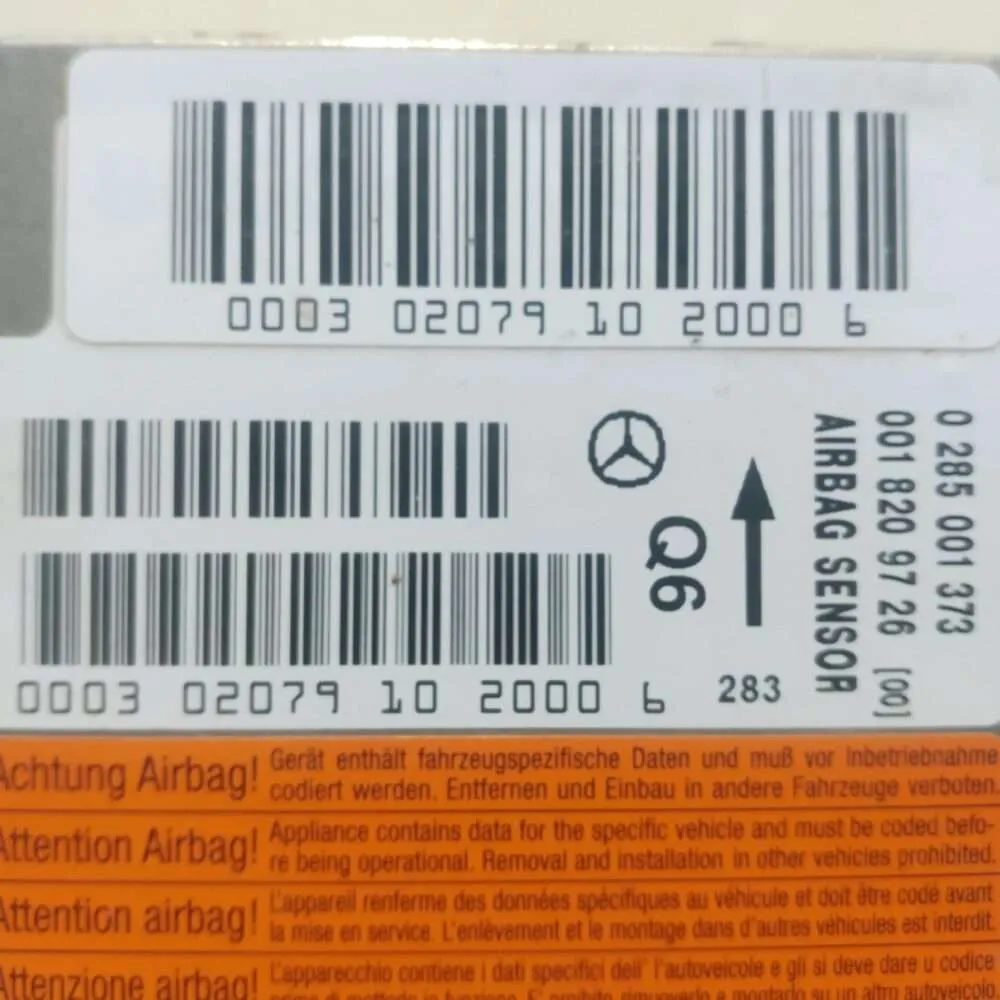 Centralita de airbag Mercedes Benz 0285001373