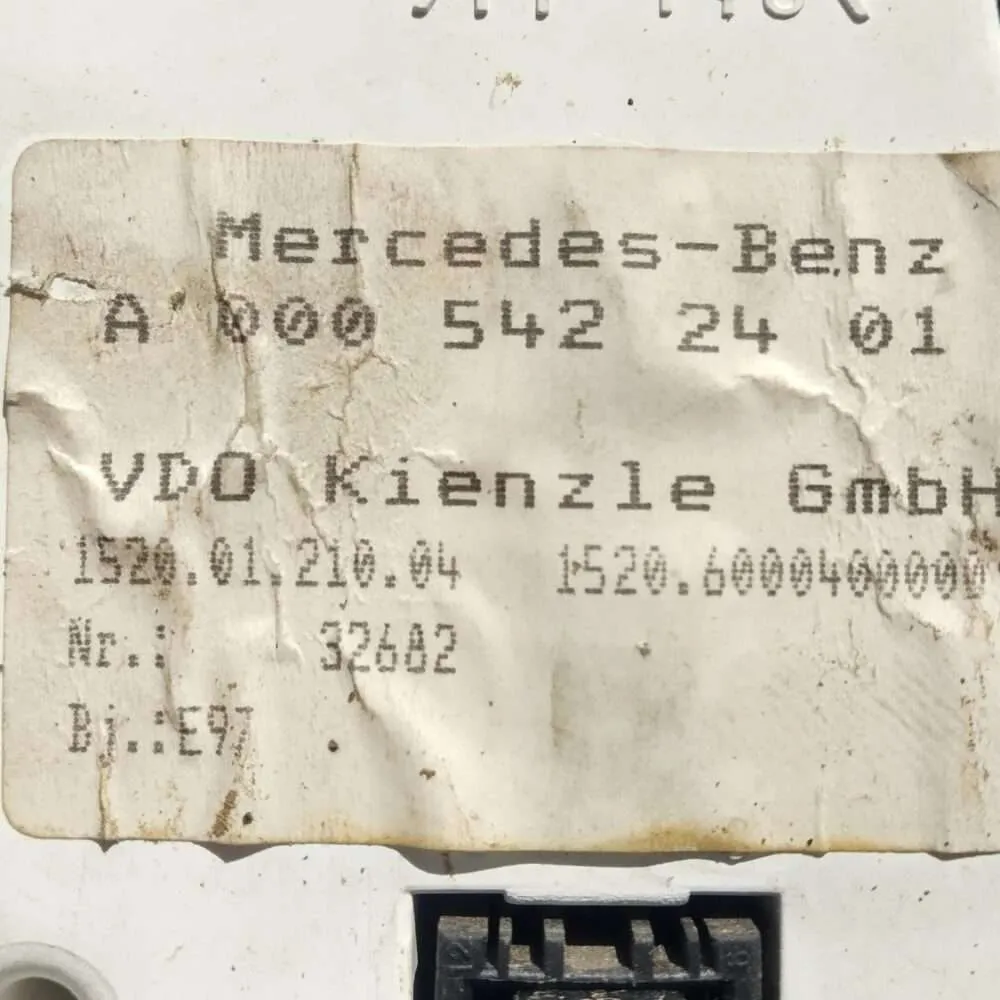 Cuadro de instrumentos Mercedes-Benz A0005422401