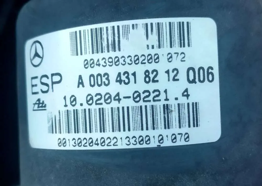 ABS Mercedes A0034318212 Q06   10020402214