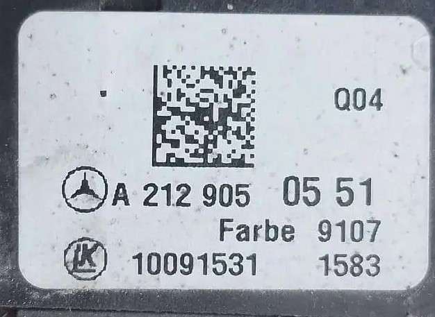 Interruptor de faros MERCEDES CLASE A W176 montado tablero A2129050551 - Imagen 3