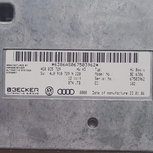 4E0035729 MODULO ELECTRONICO / / 4L0910729N / PARA AUDI Q7 - Imagen 2