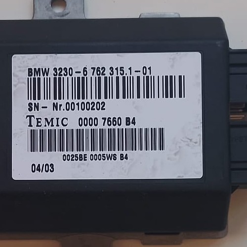 Módulo de control De Un  BMW 7 E65 E66 32306762315101 TEMIC00007660B4 - Imagen 3