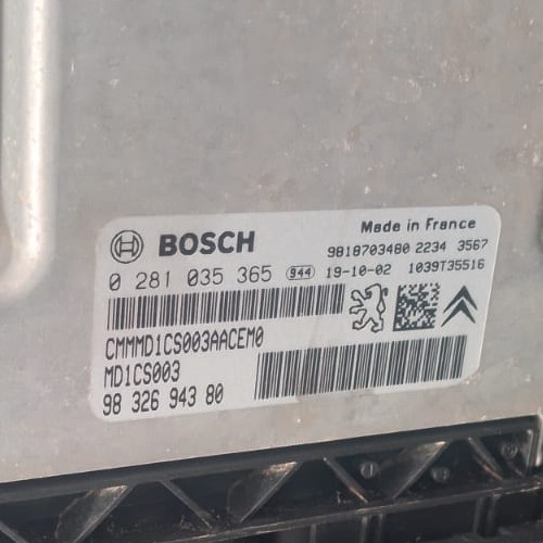 0281035365 centralita motor uce para CITROEN (.2018- ) 9832694380 - Imagen 2